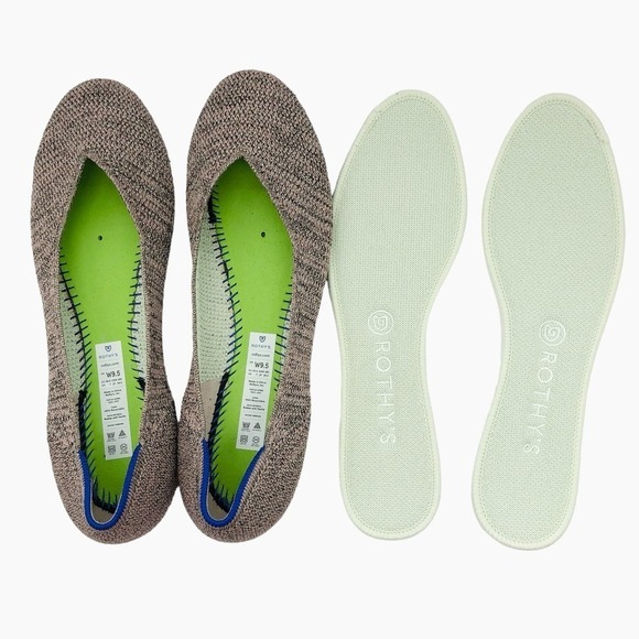 Rothy’s The Flat Stardust Metallic Women’s Size 9.5 - Picture 9 of 12